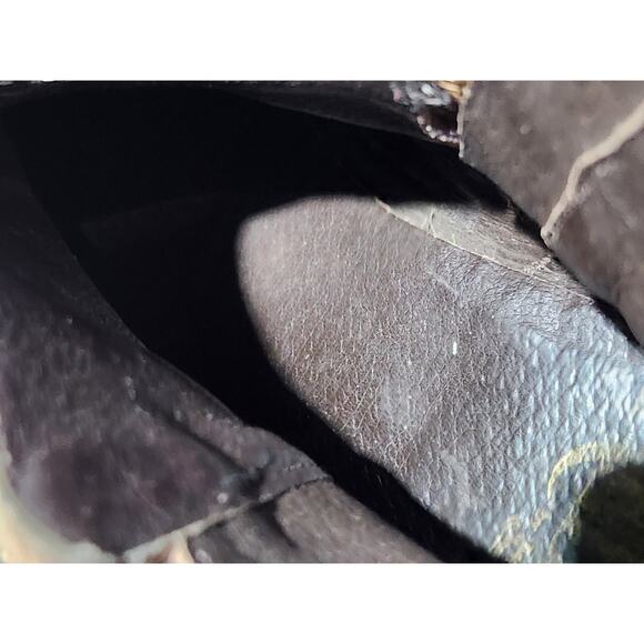 Justin REBA western cowboy boots size 6.5 low ankle booties‎ brown leather - Picture 10 of 10